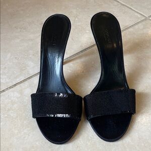 Authentic Gucci Black Women's Mules